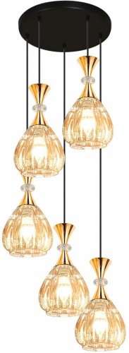 Подвесная люстра Reluce 09015-0.9-05 Amber