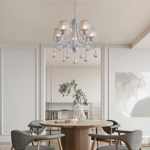 Потолочная люстра Arte Milano Amalfi-7146 337146/5 WT+SL