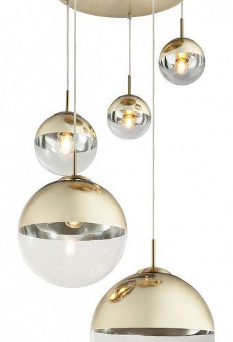 Подвесной светильник Toplight Glass TL1203H-05GD