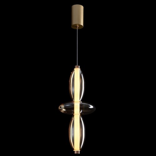 Подвесной светодиодный светильник Crystal Lux Quasar SP14W Led Amber Подвесной светодиодный светильник Crystal Lux Quasar SP14W Led Amber