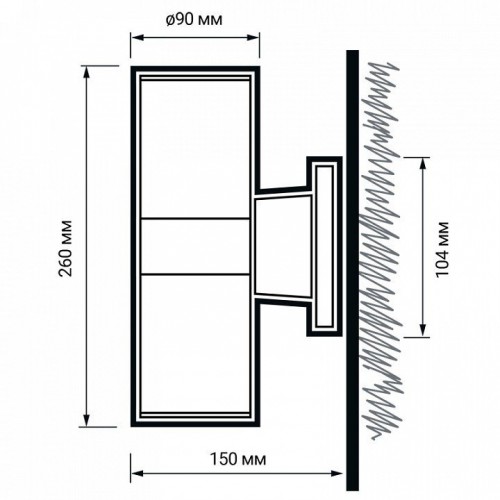 Накладной светильник Jazzway  PWL-26090/30D 2x5w 6500K BL