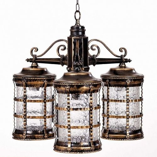 Уличный светильник подвесной Oasis Light 81270/3 Gb