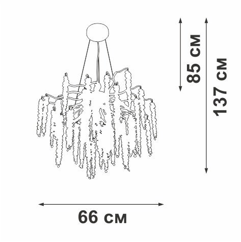 Потолочная люстра  V28551-8/7S