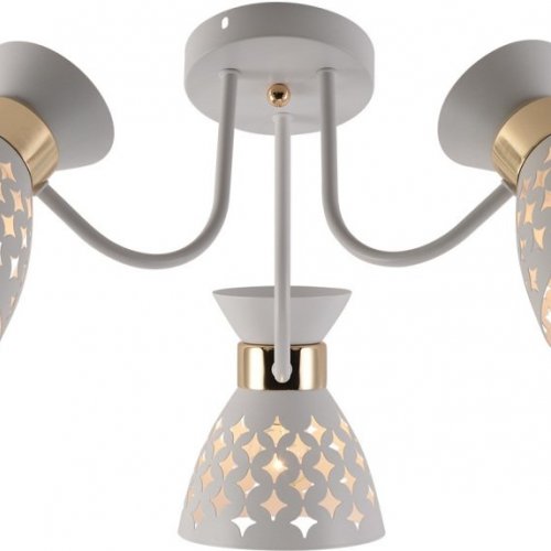Потолочная люстра 01579-3.3-03 WH+FGD Потолочная люстра 01579-3.3-03 WH+FGD