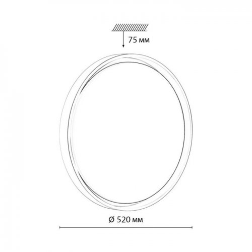 Настенно-потолочный светильник Kisil 7645/ELN
