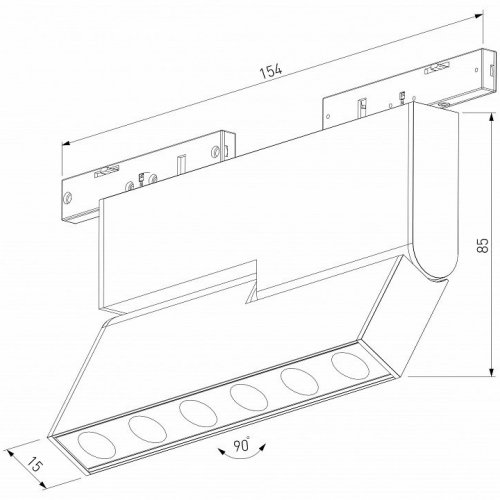 Накладной светильник Elektrostandard Mini Magnetic a067279