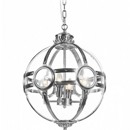 Подвесная люстра DeLight Collection Hagerty KG0516P-3 nickel