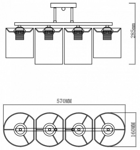 Потолочная люстра Escada Fantasy 641/4P