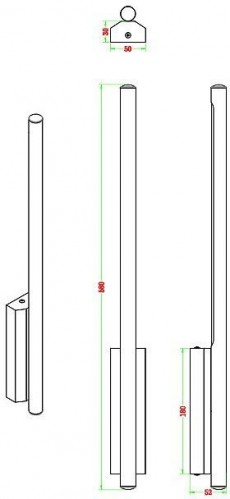 Настенный светильник Zortes Glaze ZRS.1201.08