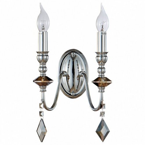 Бра Crystal Lux MERCEDES AP2 CHROME/SMOKE Бра Crystal Lux MERCEDES AP2 CHROME/SMOKE