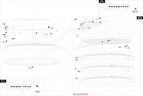 Потолочный светодиодный светильник Eglo Arezzo 2 32046