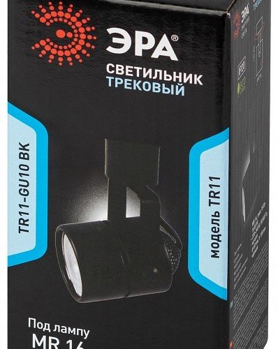 Трековый светильник ЭРА Trek TR11-GU10 BK