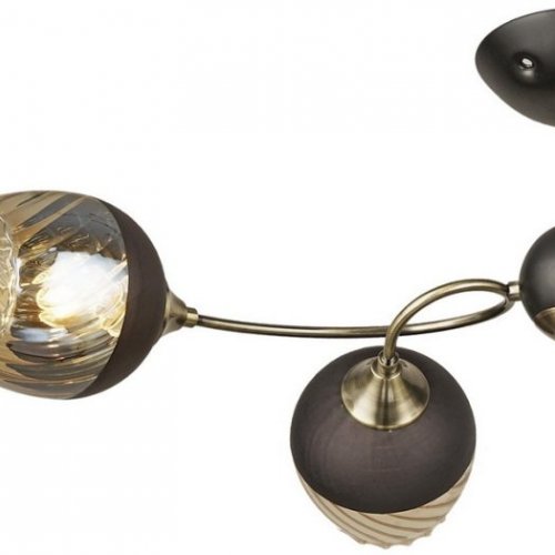 Потолочная люстра 04250-0.3-04 BK+AB Потолочная люстра 04250-0.3-04 BK+AB