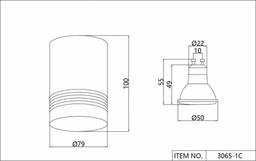 Точечный светильник Favourite Darar 3065-1C