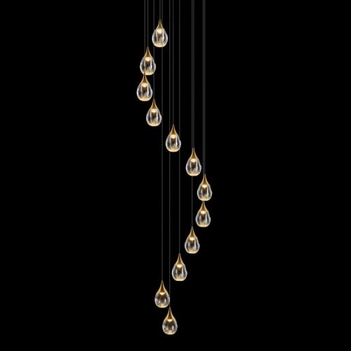 Подвесной светильник DeLight Collection Stilla MD24001004-12A gold/clear