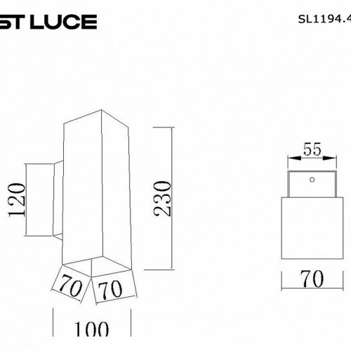 Настенный светильник ST Luce Earthy SL1194.401.01 Настенный светильник ST Luce Earthy SL1194.401.01