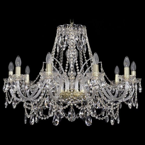 Подвесная люстра Bohemia Ivele Crystal 1411/10/300/G Подвесная люстра Bohemia Ivele Crystal 1411/10/300/G
