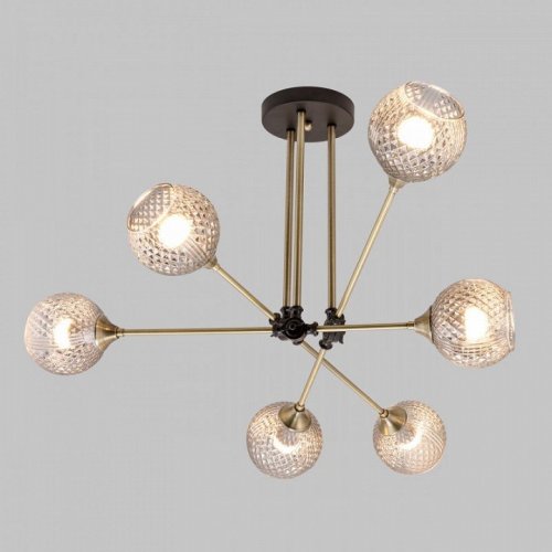 Подвесная люстра IMEX MD.5299-6-S-AB+BK Подвесная люстра IMEX MD.5299-6-S-AB+BK