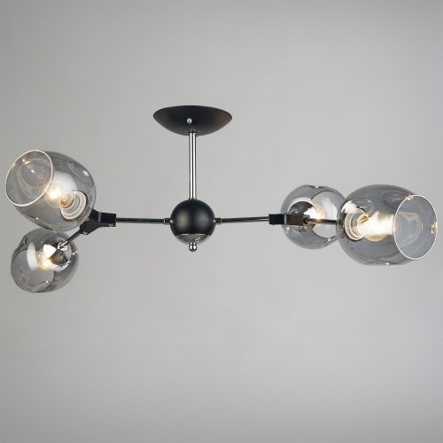 Потолочная люстра 04210-0.3-04 BK+CR Потолочная люстра 04210-0.3-04 BK+CR