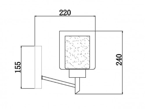 Бра Vele Luce Felice VL1425W01