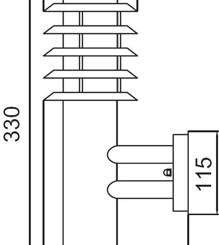 Настенный светильник уличный Oasis Light 75823 SS