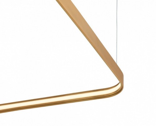 Подвесной светодиодный светильник Italline IT013-6024 gold 3000K