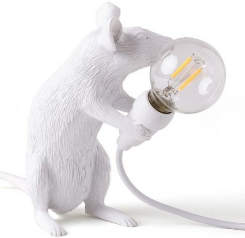 Интерьерная настольная лампа Seletti Mouse Lamp 15221 Интерьерная настольная лампа Seletti Mouse Lamp 15221