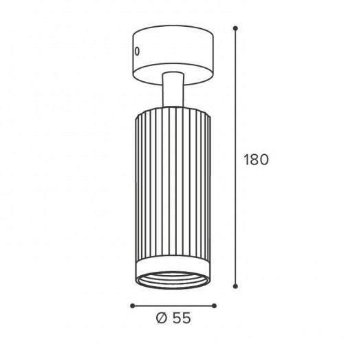Накладной светильник Wolta LUXOR WSL-GU10/19G-1