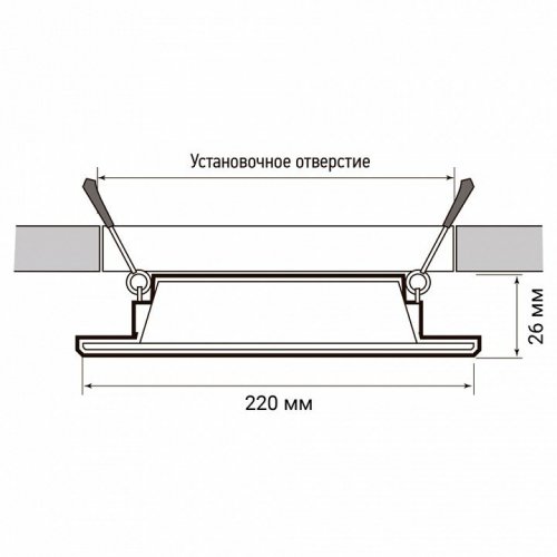 Встраиваемый светильник Jazzway PLED DL7 24w 4000K WH IP54 Встраиваемый светильник Jazzway PLED DL7 24w 4000K WH IP54