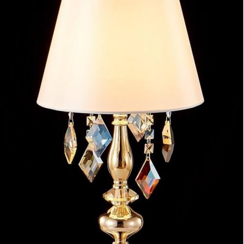 Настольная лампа Crystal Lux Mercedes LG1 Gold/Color Настольная лампа Crystal Lux Mercedes LG1 Gold/Color