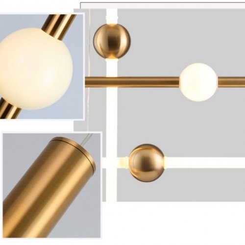 Подвесной светильник DeLight Collection Orion 10053P/4 gold