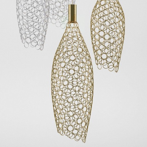 Подвесной светильник Eurosvet Ruche 90352/6 золото/хром Подвесной светильник Eurosvet Ruche 90352/6 золото/хром