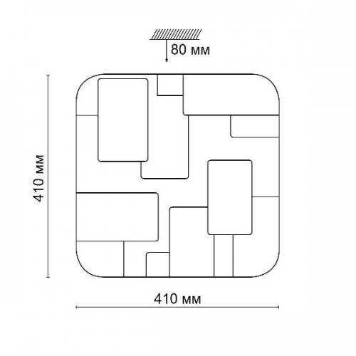 Настенно-потолочный светодиодный светильник Sonex Nores 2085/DL Настенно-потолочный светодиодный светильник Sonex Nores 2085/DL