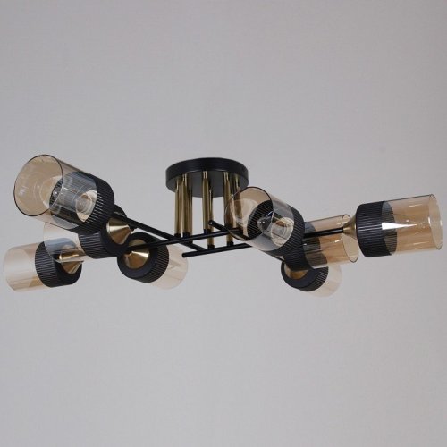 Потолочная люстра Reluce 48460-0.3-08 BK+COPPER Потолочная люстра Reluce 48460-0.3-08 BK+COPPER