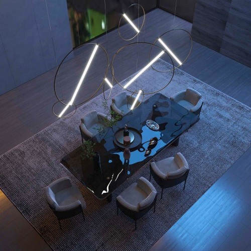 Подвесной светодиодный светильник Eurosvet Element 90281/1 бронза Подвесной светодиодный светильник Eurosvet Element 90281/1 бронза