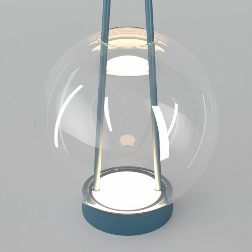 Интерьерная настольная лампа Eurosvet Frasco 80507/1 синий