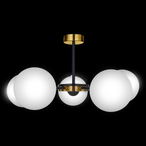 Люстра на штанге 33 идеи S01WH CHN800S.05.17BL.PA-S01WH