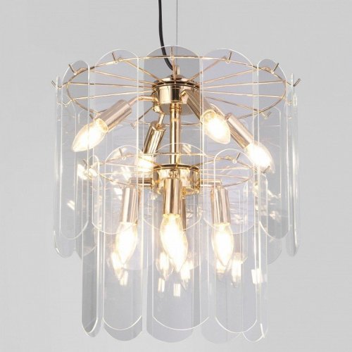 Подвесная люстра Eurosvet Claire 60170/8 золото