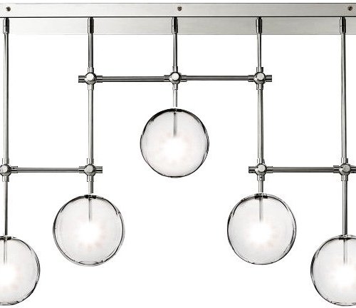 Потолочная люстра DeLight Collection Globe Mobile KG0835P-7A chrome