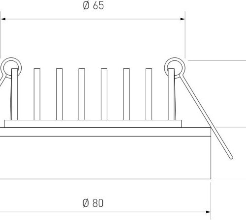 Точечный светильник Elektrostandard DSKR80 5W 3300K