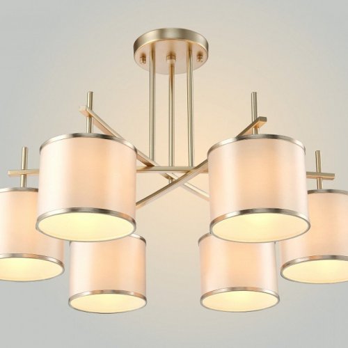 Потолочная люстра Crystal Lux Sergio PL6 Gold