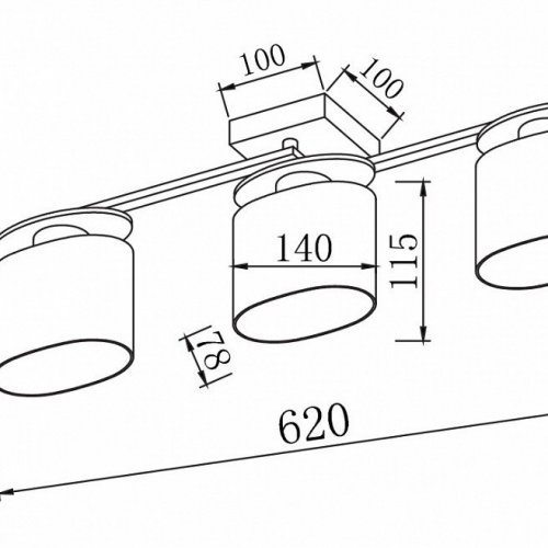 Потолочная люстра Freya Bice FR5101-CL-03-CN