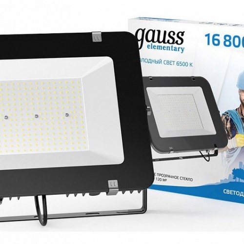 Прожектор светодиодный Gauss Elementary 200W 6500К 691511200