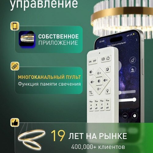 Потолочная люстра Natali Kovaltseva Olimp Ii LED SMART 84023