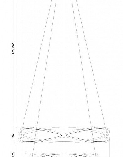 Подвесной светодиодный светильник Maytoni Weave MOD062PL-L103CH3K