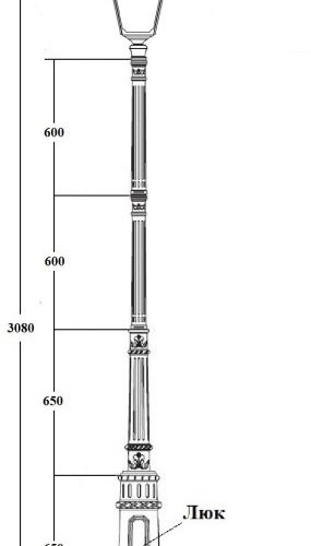 Наземный фонарь Oasis Light QUADRO XL 79910XL E7 Bl