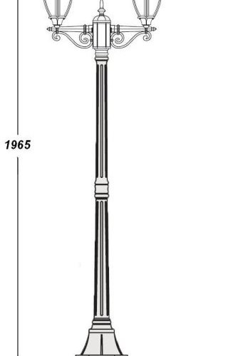 Наземный фонарь Oasis Light COVENTRY 91508A Bl Наземный фонарь Oasis Light COVENTRY 91508A Bl