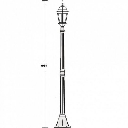 Наземный фонарь Oasis Light 91408L Bl