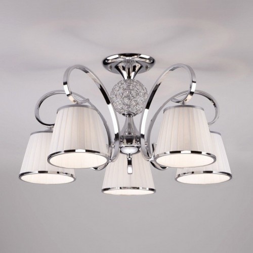 Потолочная люстра Eurosvet Tessa 60088/5 хром Потолочная люстра Eurosvet Tessa 60088/5 хром
