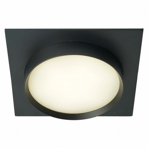Светильник встраиваемый Feron DL506 потолочный GX53 черный круг 51357